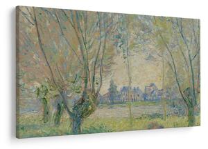 Tablou - Claude Monet, Woman Seated under the Willows, reproducere (90x60 cm)