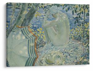 Tablou - Frederick Carl Frieseke, On the Bank, reproducere (70x50 cm)