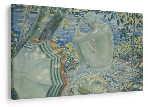 Tablou - Frederick Carl Frieseke, On the Bank, reproducere (90x60 cm)