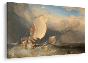 Tablou - William Turner, Fishing Boats with Hucksters Bargaining for Fish, reproducere (90x60 cm)
