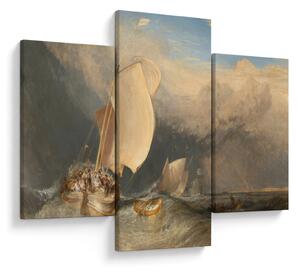 Tablou - William Turner, Fishing Boats with Hucksters Bargaining for Fish, reproducere (90x60 cm)