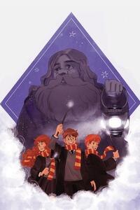 Poster de artă Harry Potter - Lumos, (26.7 x 40 cm)
