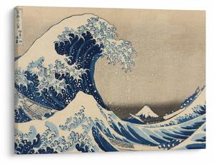 Tablou - Katsushika Hokusai, Under the Wave off Kanagawa, reproducere (70x50 cm)