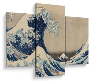 Tablou - Katsushika Hokusai, Under the Wave off Kanagawa, reproducere (90x60 cm)