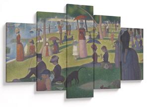 Tablou - Georges Seurat, A Sunday on La Grande Jatte, reproducere (150x105 cm)