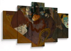 Tablou - Henri de Toulouse-Lautrec, At the Moulin Rouge, reproducere (150x105 cm)