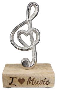 Aluminu Clef I love Music