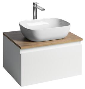 Aqualine Aqualine, dulap ALTAIR cu blat 62,5 cm, stejar alb/emporio, AI267-02