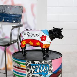 Sculptura rasina Cow, multicolora