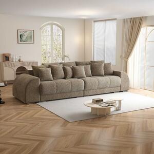 Canapea extensibilă dumonde cu 2 lăzi de depozitare si sezut confortabil din spuma high-density, Verona Arena Bej 4 310x120 cm