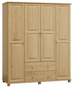 Dulap din lemn de pin 180 cm 4D nr2 culori