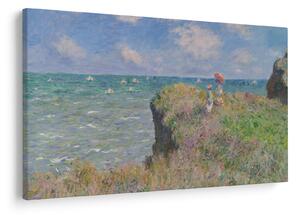 Tablou - Claude Monet, Cliff Walk at Pourville, reproducere (90x60 cm)