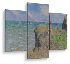 Tablou - Claude Monet, Cliff Walk at Pourville, reproducere (90x60 cm)