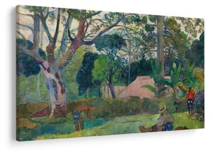 Tablou - Paul Gauguin, Te raau rahi (The Big Tree), reproducere (90x60 cm)