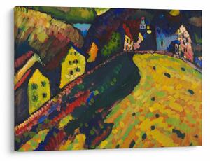 Tablou - Vasily Kandinsky, Houses at Murnau, reproducere (70x50 cm)