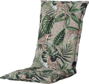Pernă pentru scaun cu tetieră Lenny 123x50x7 cm verde/ taupe