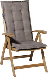 Pernă pentru scaun cu tetieră Basic 123x50x7 cm taupe