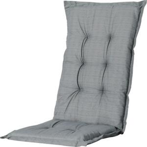 Pernă pentru scaun cu tetieră Basic 123x50x7 cm gri