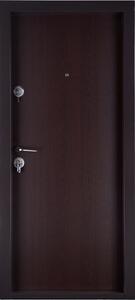 Usa metalica intrare apartament placata cu MDF Wenge - Mega EKO P+ 9000