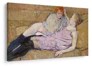 Tablou - Henri de Toulouse-Lautrec, The Sofa, reproducere (90x60 cm)