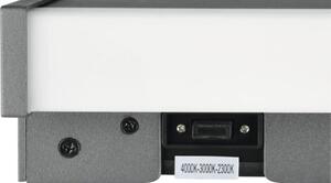 Aplică LED exxterior Dawson 8W 700 lumeni, lumină reglabilă, IP54, antracit