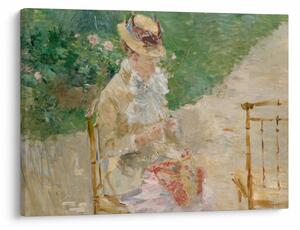 Tablou - Berthe Morisot, Young Woman Knitting, reproducere (70x50 cm)