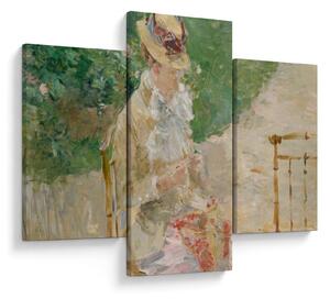 Tablou - Berthe Morisot, Young Woman Knitting, reproducere (90x60 cm)