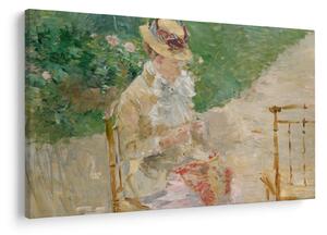 Tablou - Berthe Morisot, Young Woman Knitting, reproducere (90x60 cm)