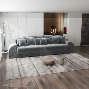 Canapea extensibilă dumonde cu 2 lăzi de depozitare si sezut confortabil din spuma high-density, Verona Monte Gri 90 310x120 cm