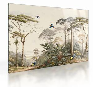 Tablou pe sticlă - Pădurea tropicală amazoniană (70x50 cm)