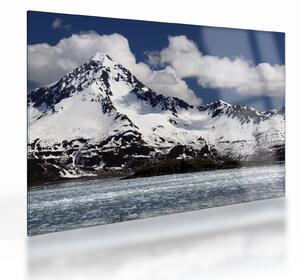 Tablou pe sticlă - Parcul Național Kenai Fjords (70x50 cm)