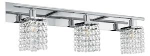 Eglo 97748 - Aplică perete baie LED de cristal AREQUITO 3xG9/3W/230V