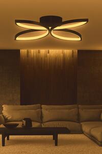 Eriphos Negru-Galben Lumină Candelabru de design interior Negru 65x4x80 cm