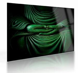 Tablou pe sticlă - Mâna lui Buddha (70x50 cm)