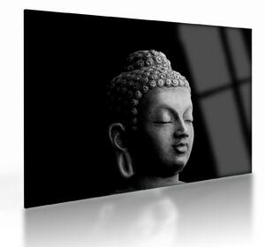 Tablou pe sticlă - Buddha, portret (70x50 cm)