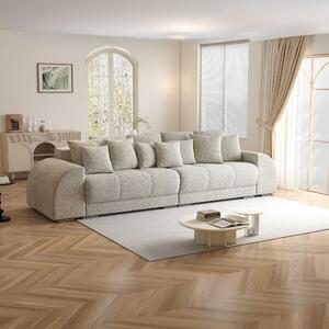 Canapea extensibilă dumonde cu 2 lăzi de depozitare si sezut confortabil din spuma high-density, Verona Arena Bej 2 310x120 cm