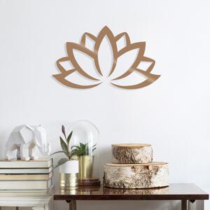 Floarea de Lotus 2 - Cupru Decor metalic de perete 60x35 Cupru
