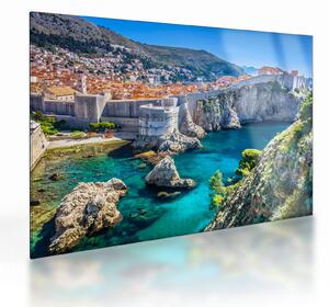 Tablou pe sticlă - Dubrovnik (70x50 cm)