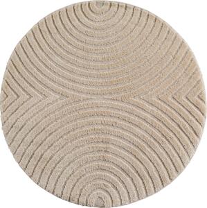 Covor Art Bej V2, Rotund, D120 cm