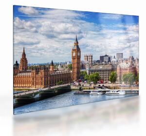 Tablou pe sticlă - Big Ben (70x50 cm)
