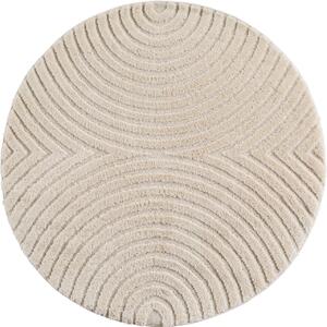 Covor Art Crem V2, Rotund, D120 cm