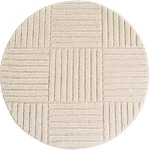 Covor Art Crem V3, Rotund, D120 cm