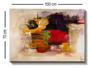 Canvas Tablo (70 x 100) - 171 Pictură decorativă pânză 100x70 Multicolor