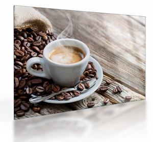 Tablou pe sticlă - Espresso (70x50 cm)