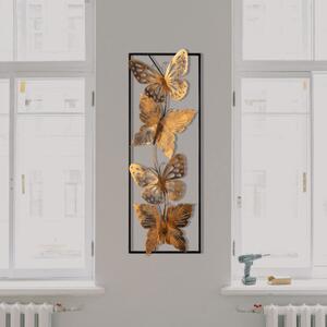 Decor metalic Butterfly Wall 32x90 Multicolor