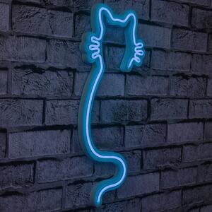 Cat - albastru Iluminat decorativ LED din plastic 22x2x48 albastru