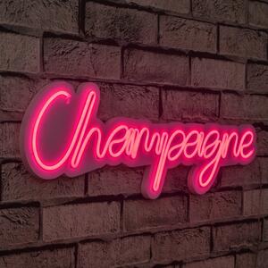 Champagne - Roz Iluminat decorativ LED din plastic 60x2x18 Roz