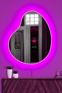 Oglinda Glenia cu iluminare LED 50x60 Roz