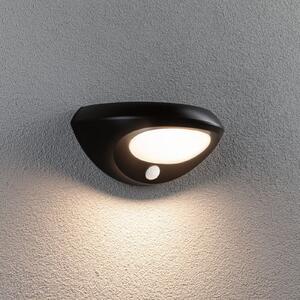 Paulmann LED lampă de perete solară pentru exterior Sorova, senzor, antracit, Negru, Plastic, Modern, Perete rotund