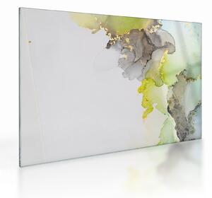 Tablou pe sticlă - Arta abstractă în cerneală (70x50 cm)